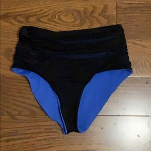 NWOT Lululemon High Rise Reversible Swim Bottoms